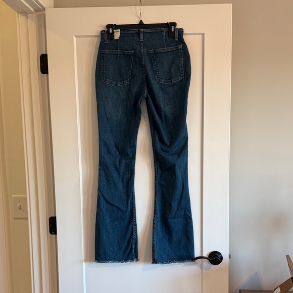 We The Free Level Up Slit Bootcut  Blue Jeans Size 29 - Picture 4 of 12